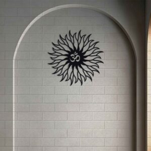 SURYA OM Metal Wall Art