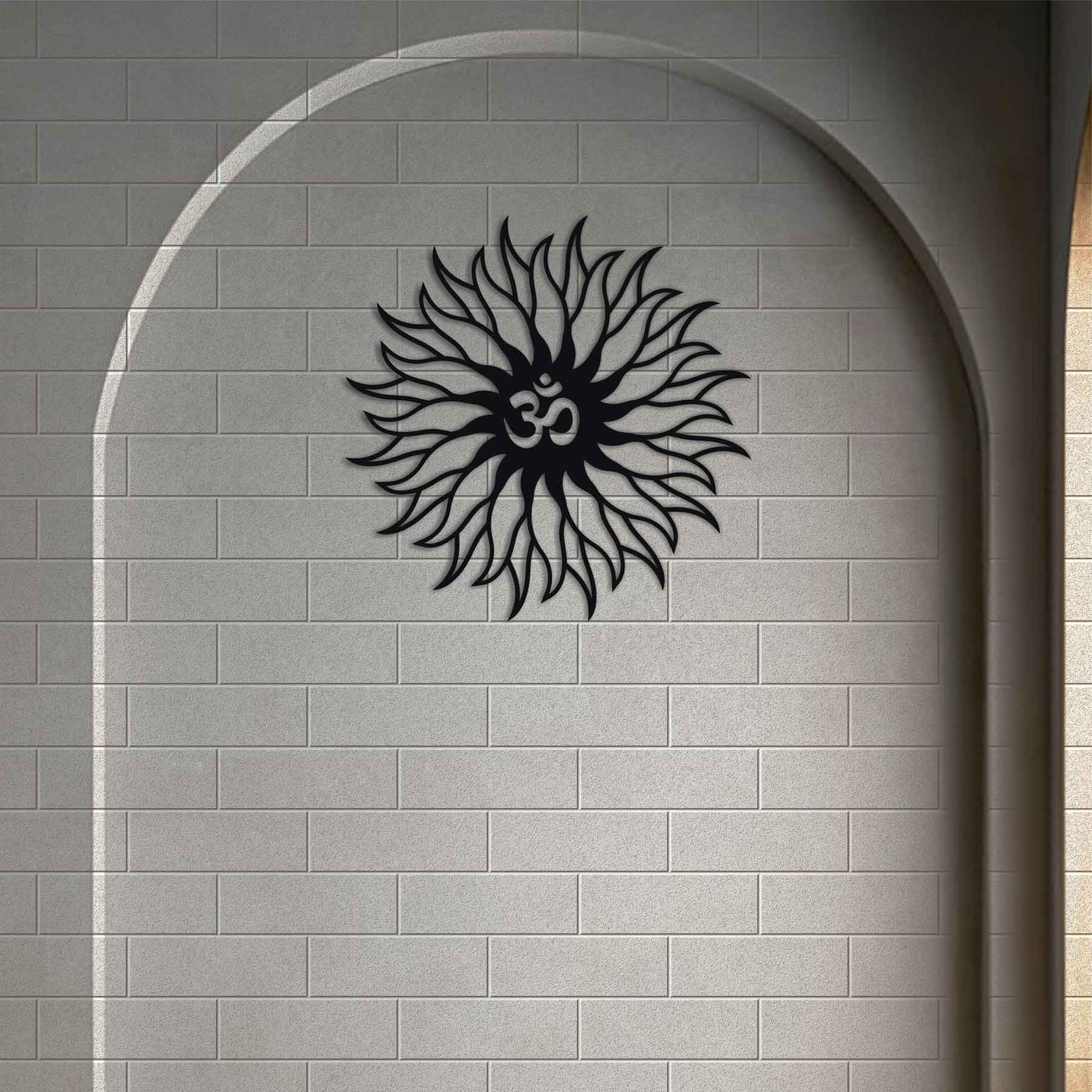 SURYA OM Metal Wall Art