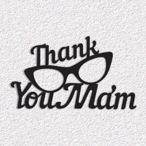 THANK YOU MAM PREMIUM METAL WALL ART QUOTES
