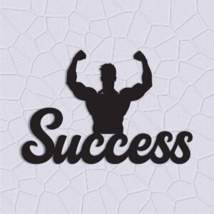 SUCCESS PREMIUM METAL WALL ART QUOTES
