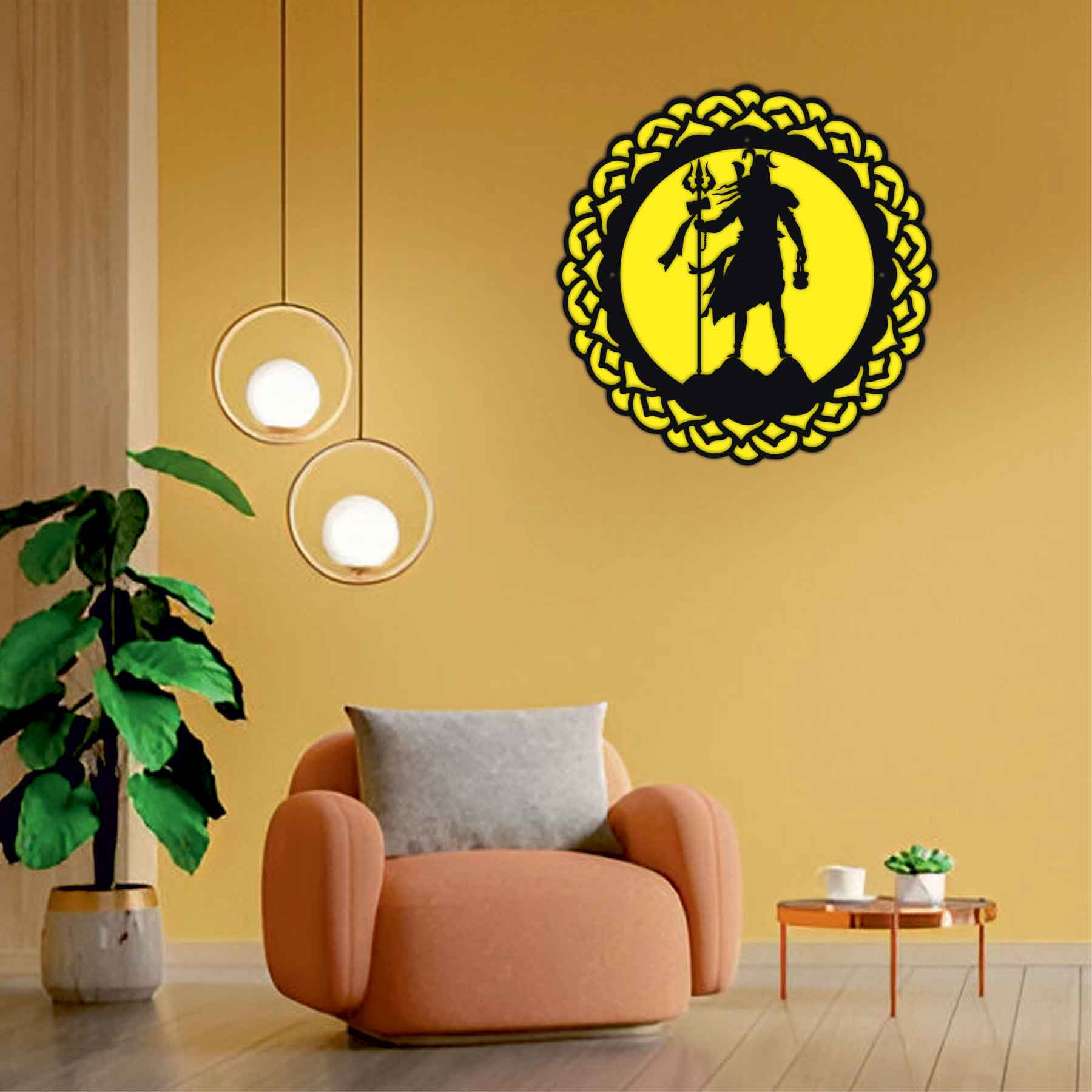 The Eternal Shiva  Premium Metal Wall Art