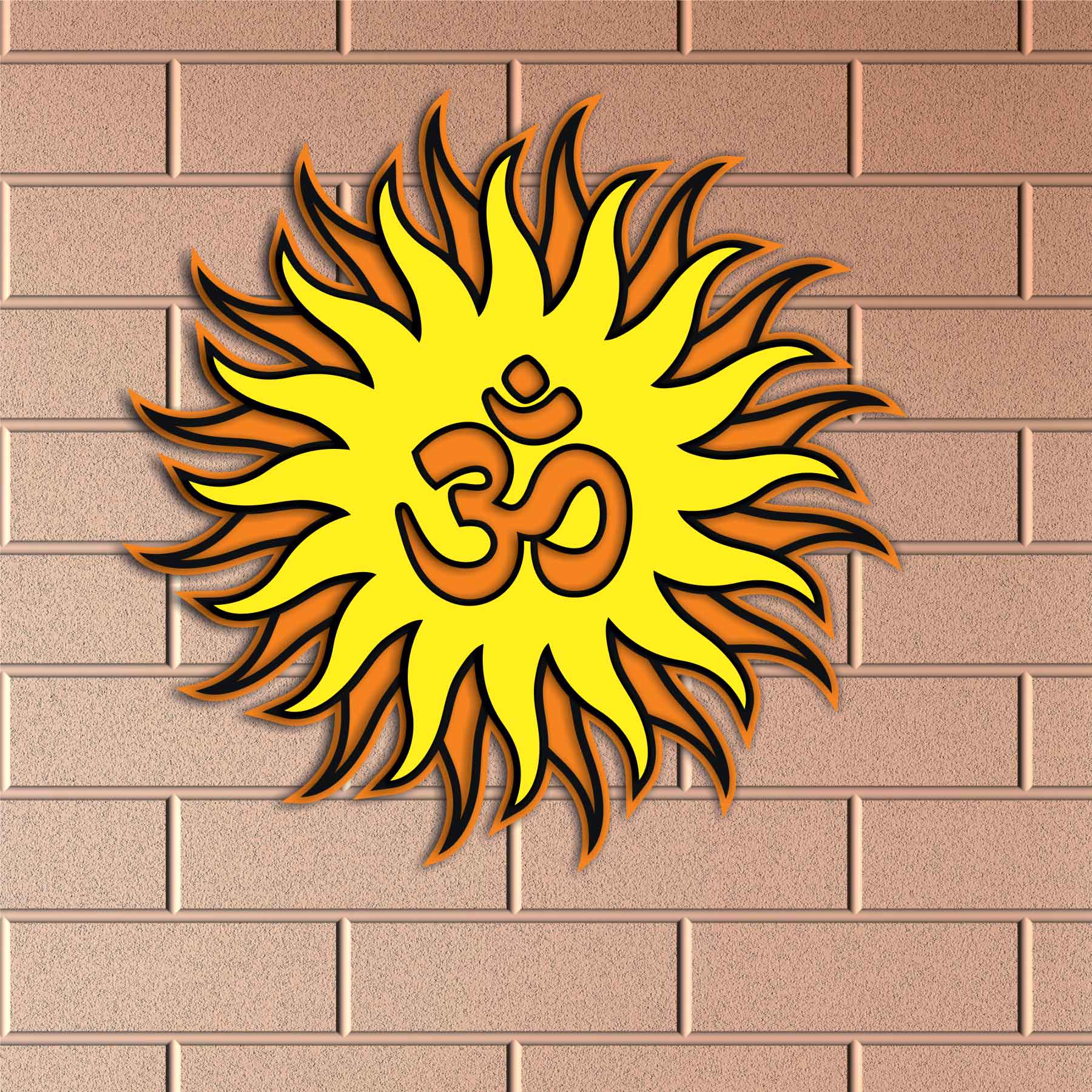 SURYA OM CLASSIC Metal Wall Art