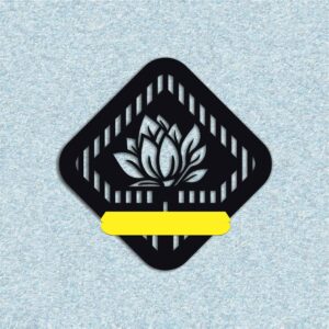 FLOWER PREMIUM METAL WALL SHELF