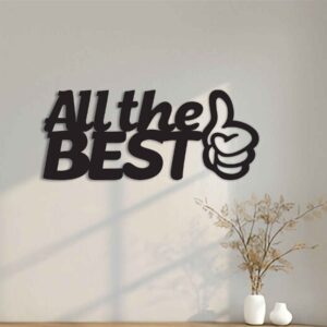 ALL THE BEST PREMIUM THUMB METAL WALL ART QUOTES