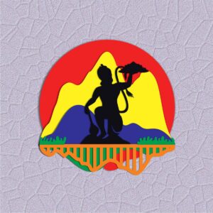 PARVAT HANUMAN PRO-CLASSIC Metal Wall Art