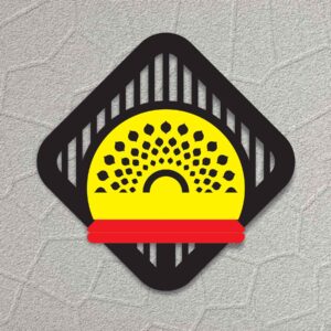 MANDALA  CLASSIC METAL WALL SHELF