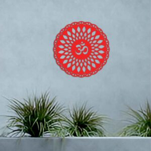 OM MANDALA  Metal Wall Art Standard
