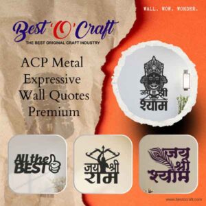 Expressive Metal Wall Quotes