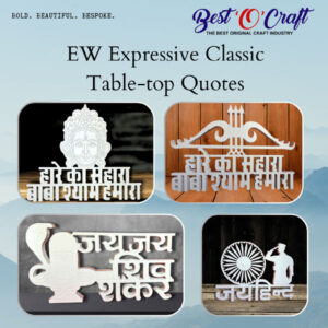 Expressive Table Top Quotes