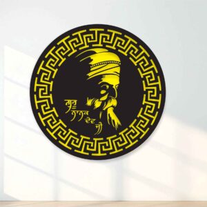 GURU NANAK JI Metal Wall Art Premium